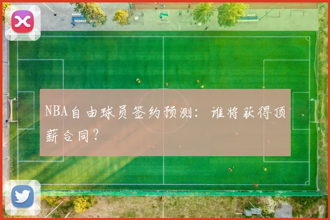 NBA自由球员签约预测:谁将获得顶薪合同?