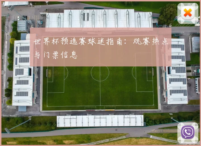 世界杯预选赛球迷指南：观赛热点与门票信息
